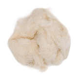 Bleached hemp fiber